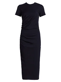 The Twist Cotton Midi-Dress