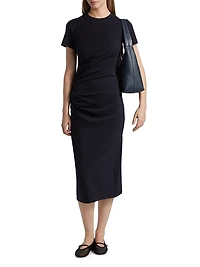 The Twist Cotton Midi-Dress