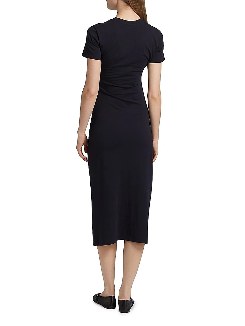 The Twist Cotton Midi-Dress