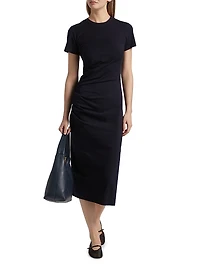 The Twist Cotton Midi-Dress