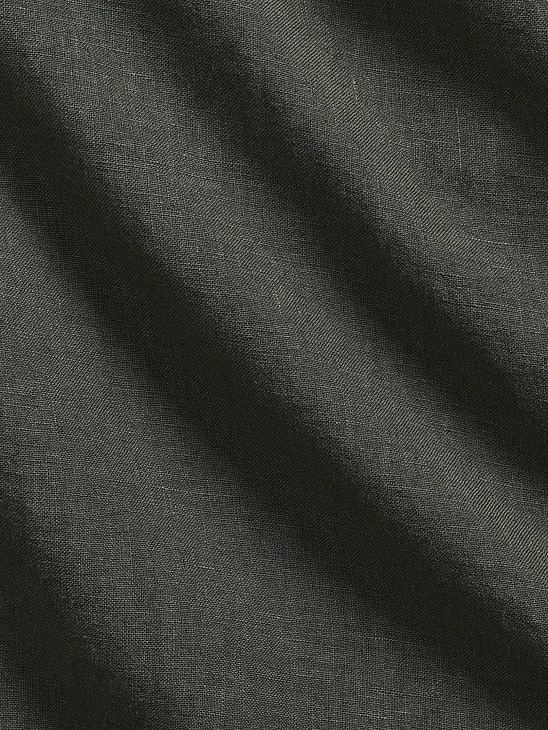 Linen Short-Sleeve Overshirt