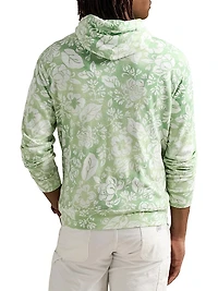 Tropical Floral Print Hoodie