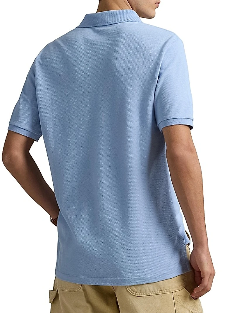 Classic-Fit Polo Bear Mesh Polo Shirt