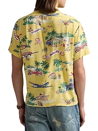 Classic-Fit Polo Bear Camp Shirt