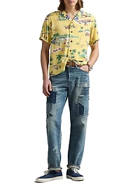 Classic-Fit Polo Bear Camp Shirt