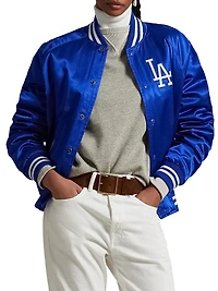 Dodgers Satin Bomber Jacket