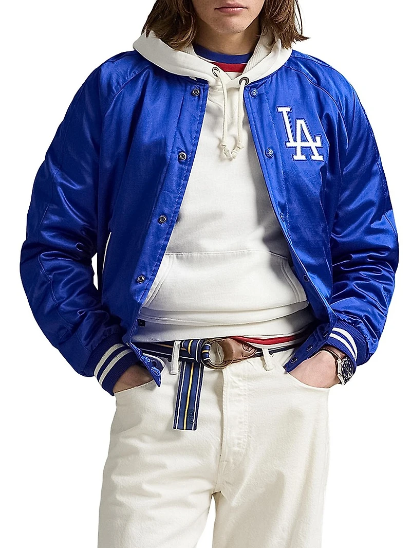 Dodgers Satin Bomber Jacket