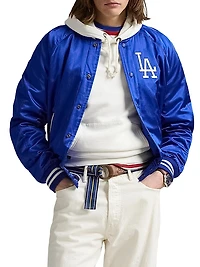 Dodgers Satin Bomber Jacket
