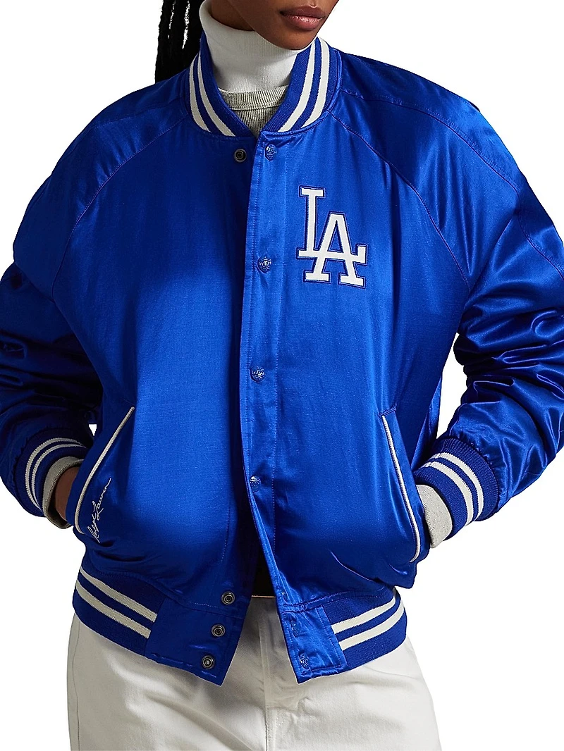 Dodgers Satin Bomber Jacket