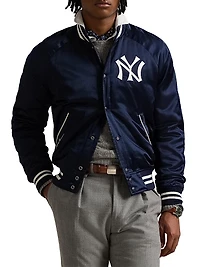 New York Yankees Satin Bomber Jacket