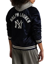 New York Yankees Satin Bomber Jacket