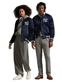 New York Yankees Satin Bomber Jacket