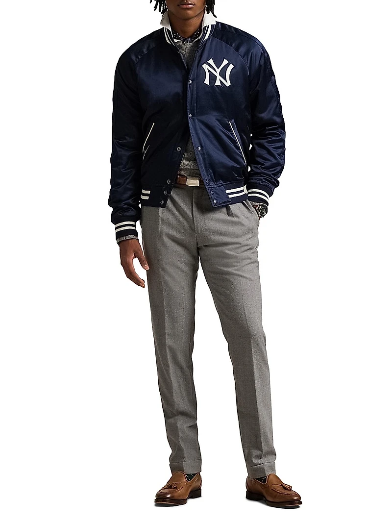 New York Yankees Satin Bomber Jacket