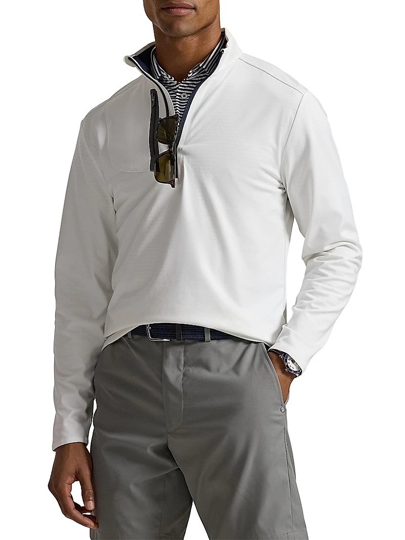 Stretch Jersey Quarter-Zip