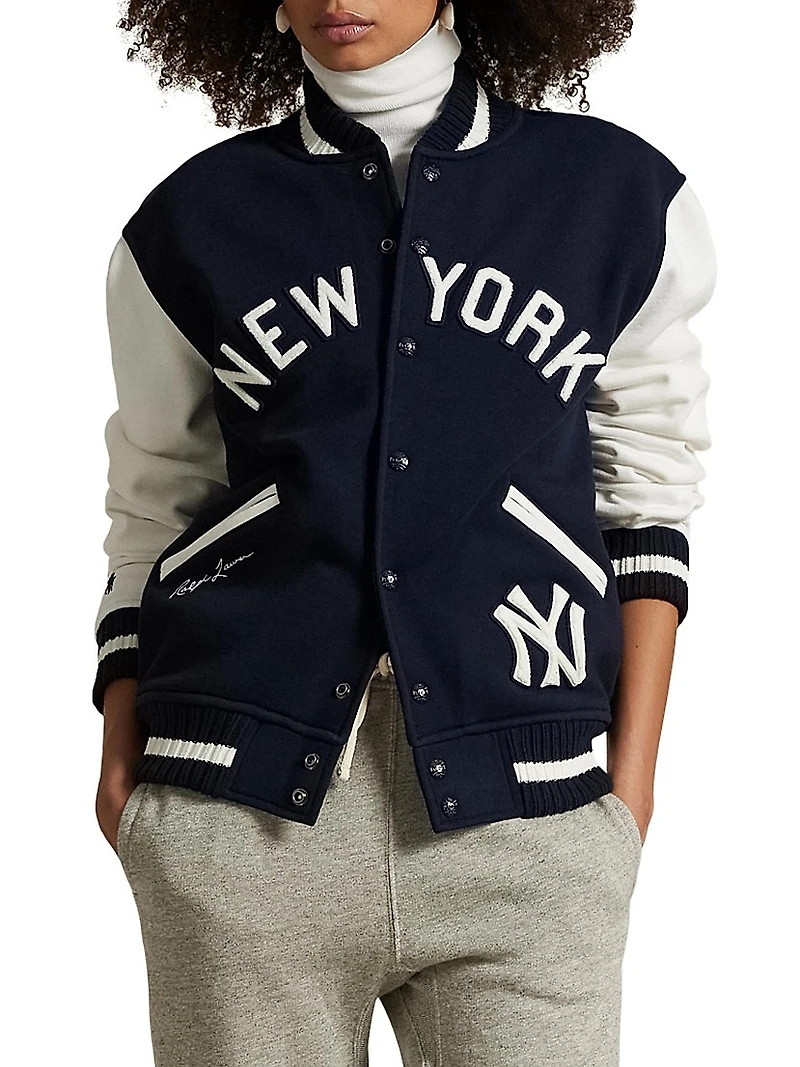 Yankees Fleece Bomber Jacket