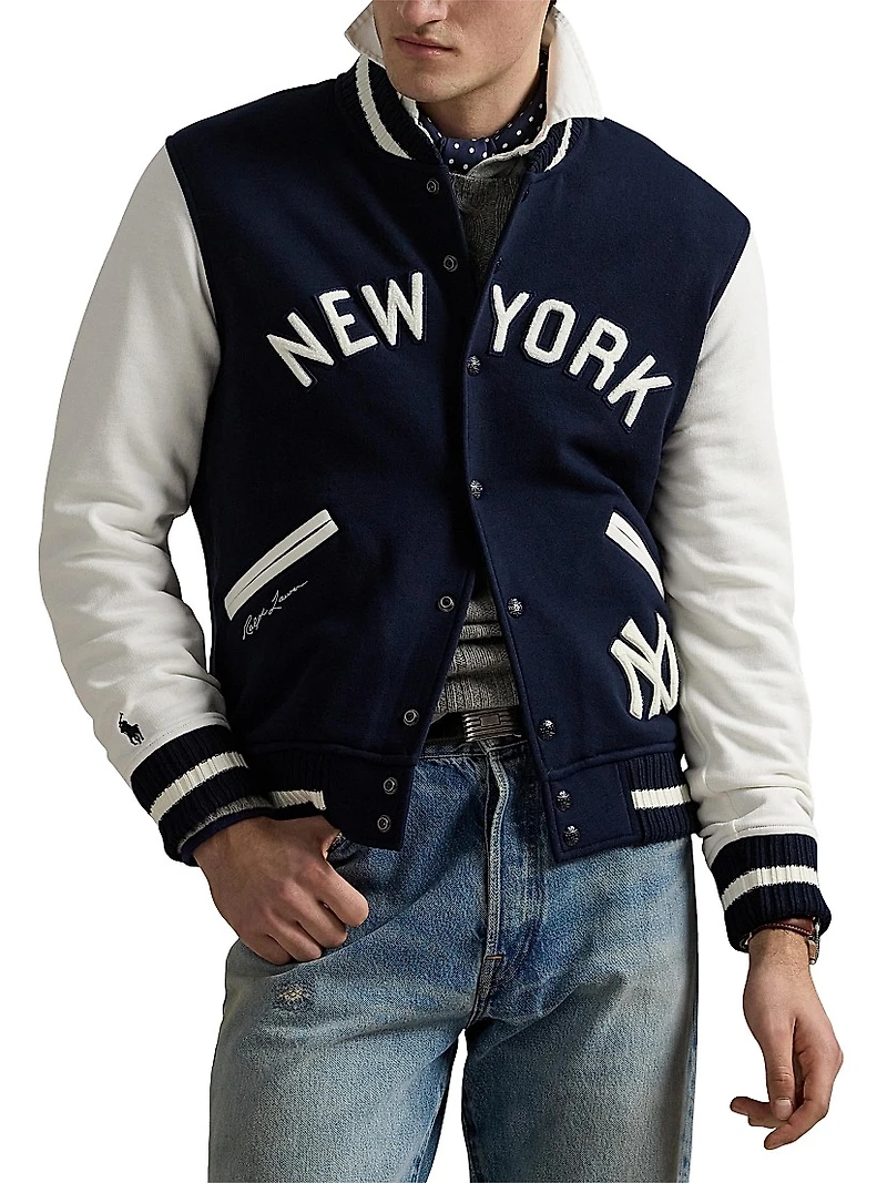 Yankees Fleece Bomber Jacket