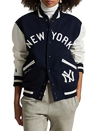 Yankees Fleece Bomber Jacket