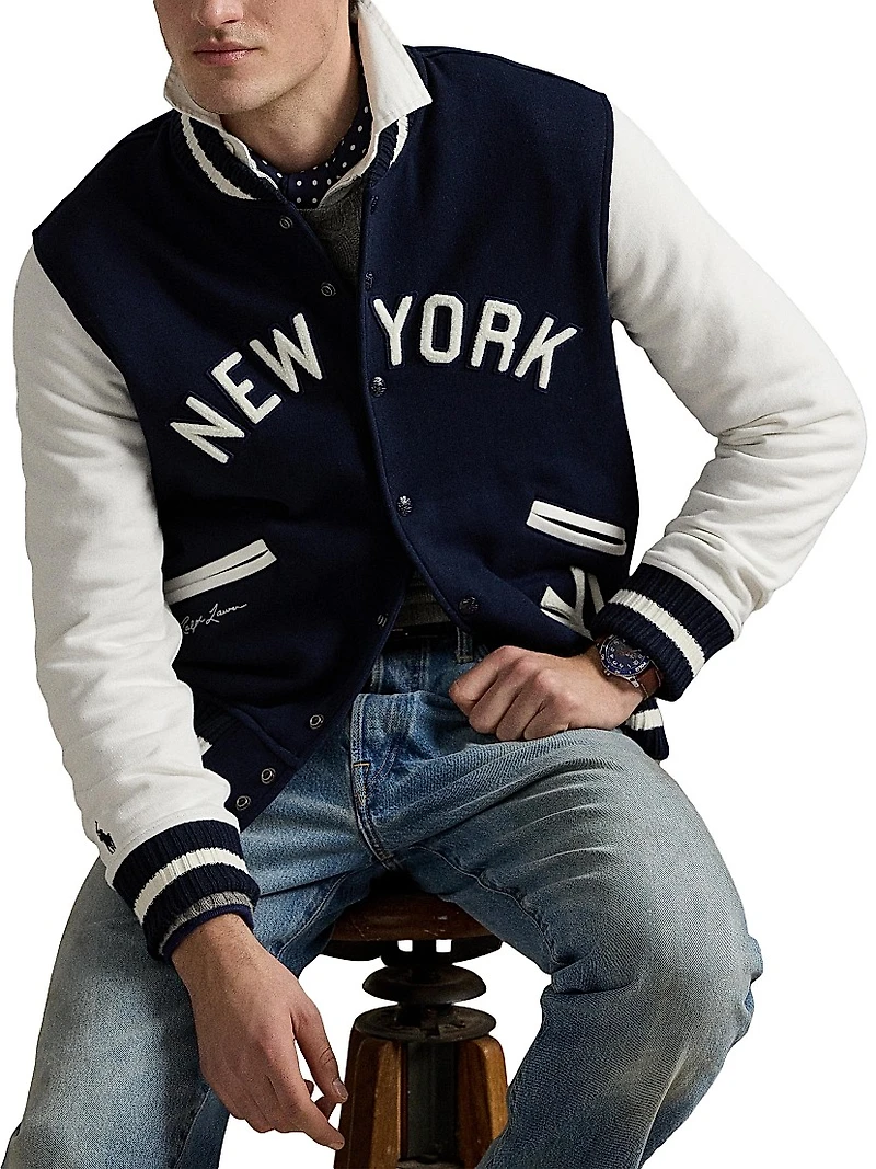 Yankees Fleece Bomber Jacket
