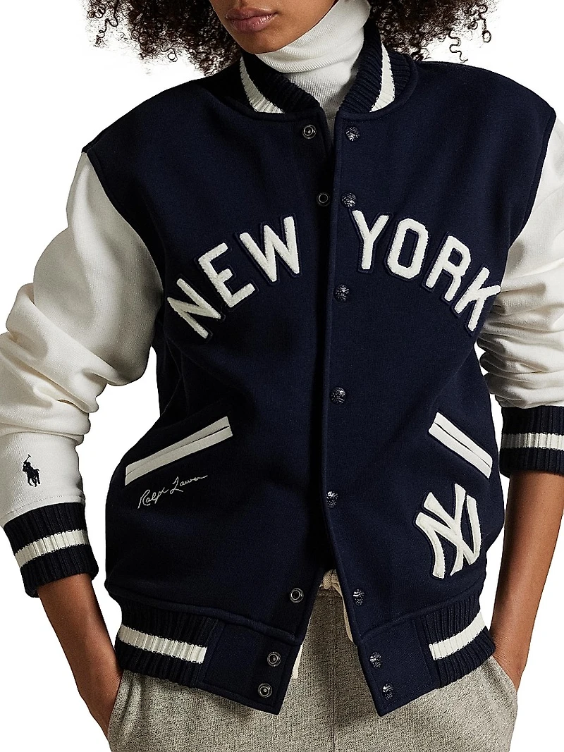 Yankees Fleece Bomber Jacket