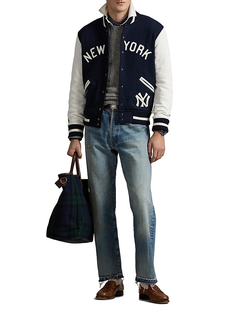 Yankees Fleece Bomber Jacket