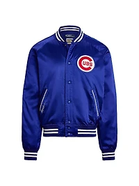 Cubs Satin Bomber Jacket