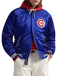 Cubs Satin Bomber Jacket
