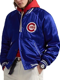 Cubs Satin Bomber Jacket