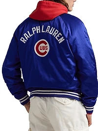 Cubs Satin Bomber Jacket