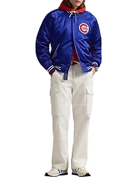 Cubs Satin Bomber Jacket