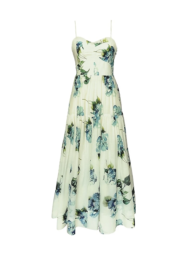 Parden Floral Cotton Midi-Dress