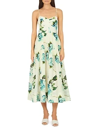 Parden Floral Cotton Midi-Dress