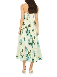 Parden Floral Cotton Midi-Dress