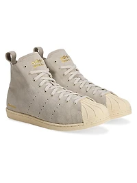 adidas x Wales Bonner Superstar Hi Suede Sneakers
