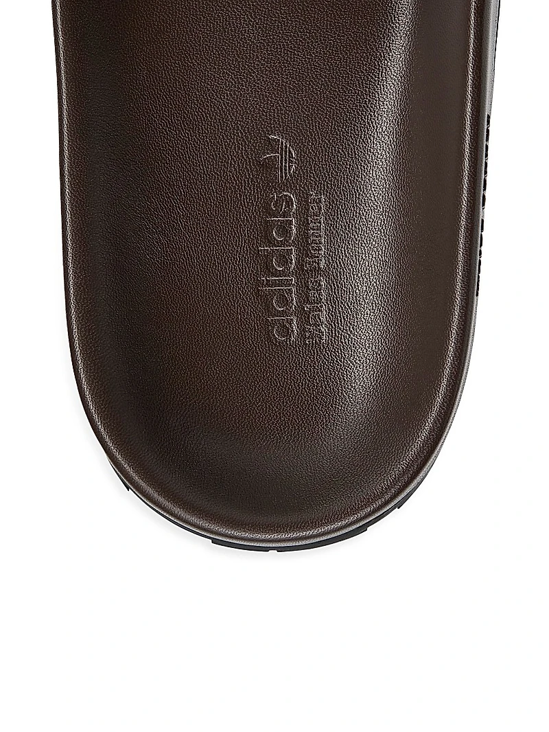 adidas x Wales Bonner Adilette Woven Leather Slides