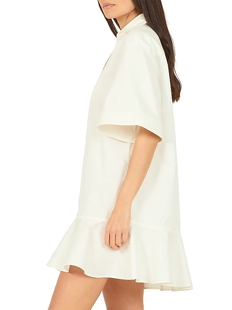 Amela Cotton Twill Minidress