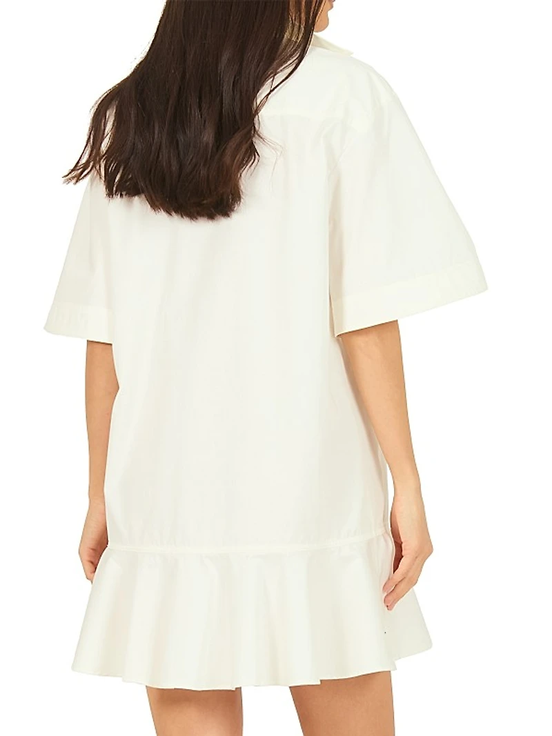 Amela Cotton Twill Minidress