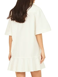 Amela Cotton Twill Minidress