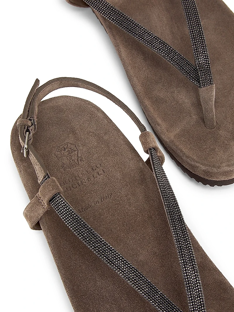 Monili Strappy Leather Sandals