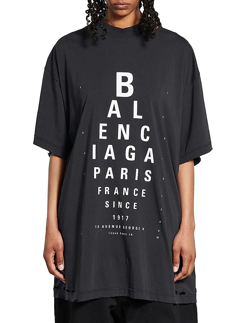 Optical Oversized T-Shirt