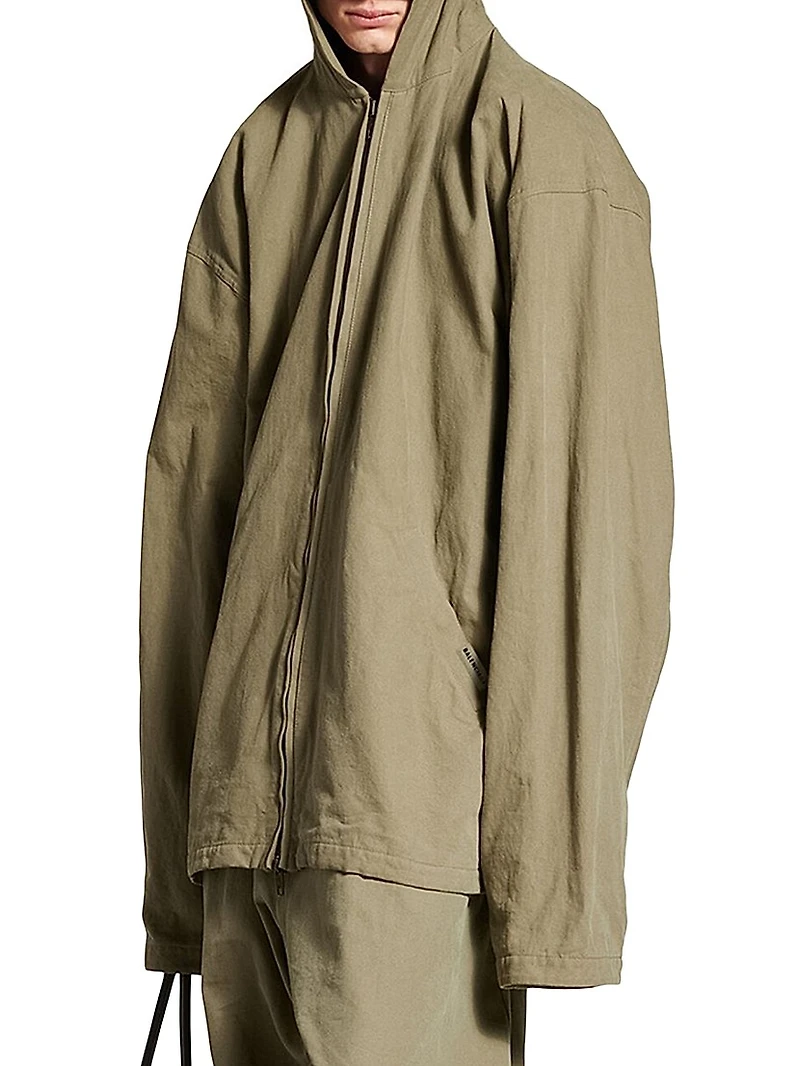 Hooded Zip-Up Jacket