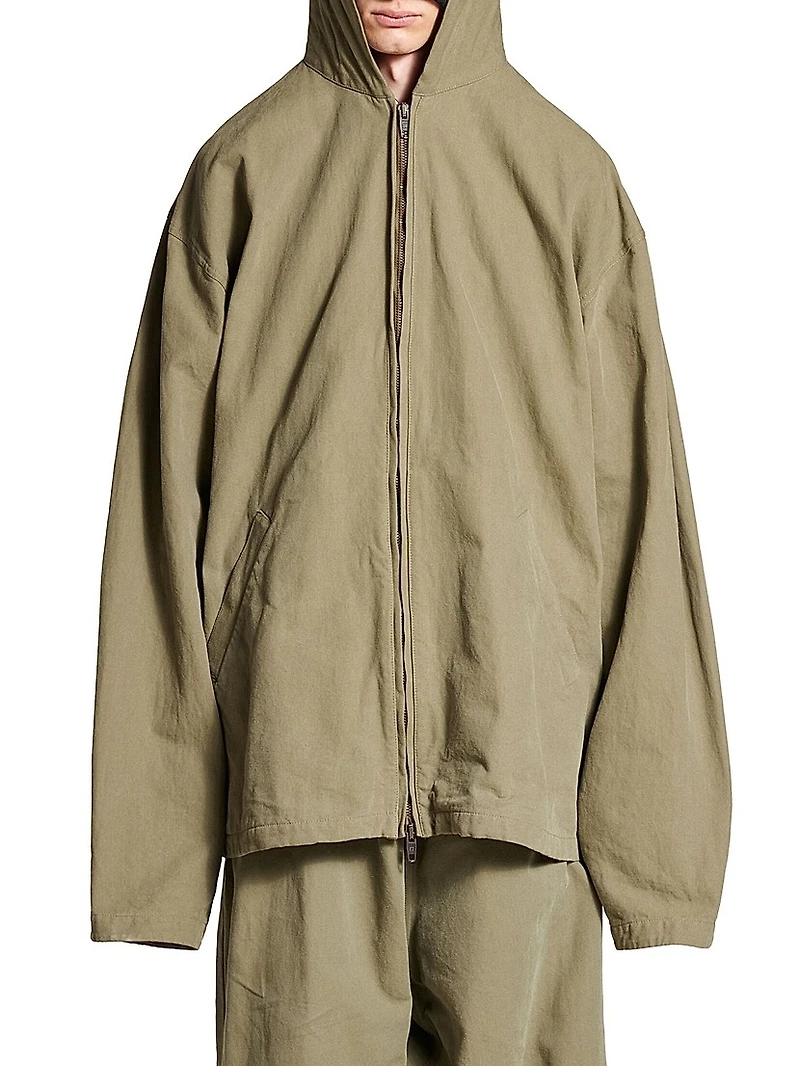 Hooded Zip-Up Jacket