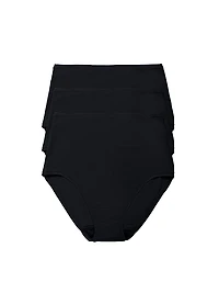 Bliss Bare Cotton High Waist Brief 3-Pack