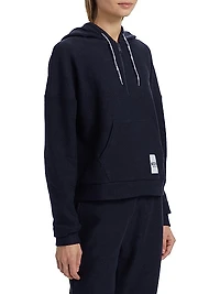 Half-Zip Ribbed Hoodie
