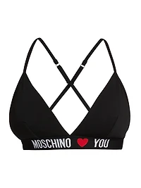 Logo Triangle Bikini Top