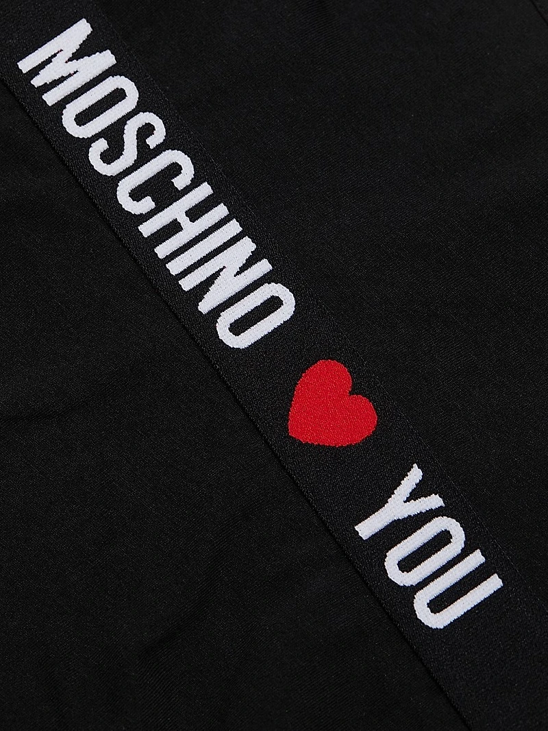 Logo Stretch Jersey Bodysuit