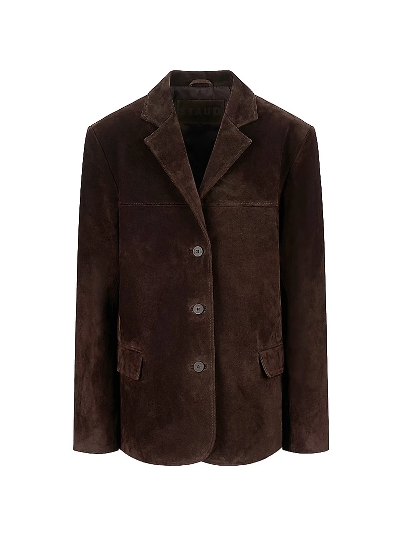 Natalie Suede Oversized Jacket