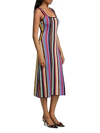 Katie Market Stripe Midi-Dress