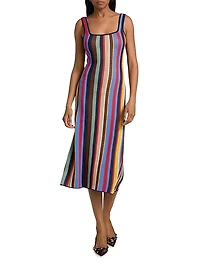 Katie Market Stripe Midi-Dress
