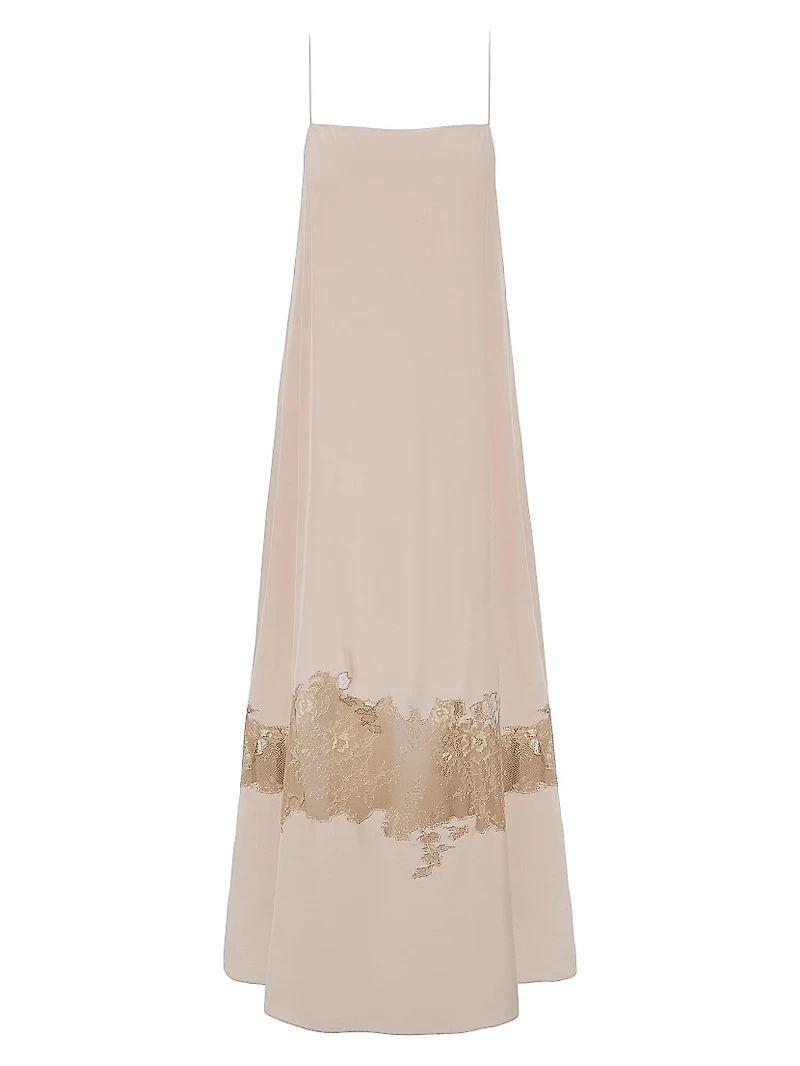 Delphina Silk Maxi Dress