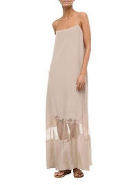 Delphina Silk Maxi Dress